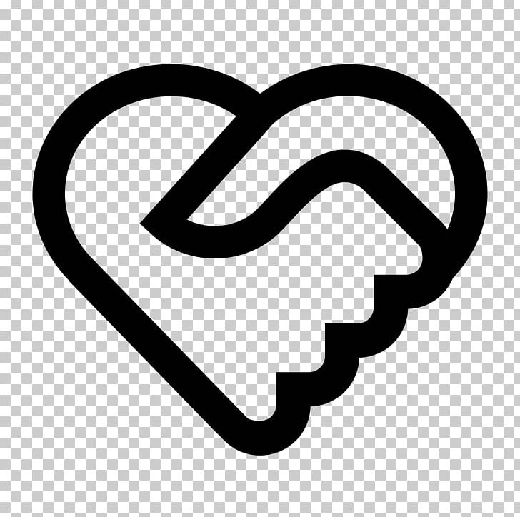 Handshake Heart Computer Icons PNG, Clipart, Area, Black And White, Brand, Computer Icons, Encapsulated Postscript Free PNG Download