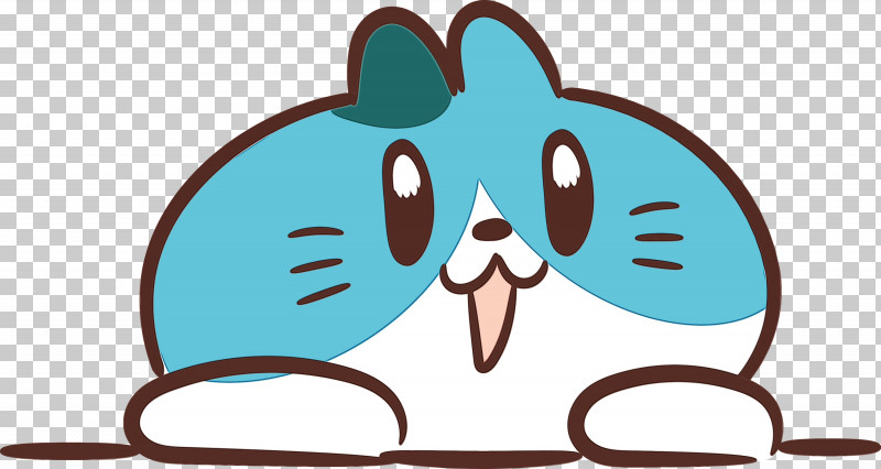 Snout Cartoon Beak Eyewear Teal PNG, Clipart, Beak, Cartoon, Cat Cartoon, Cute Cat, Eyewear Free PNG Download