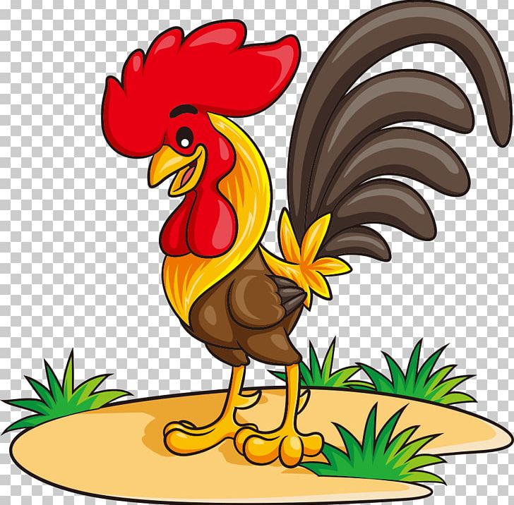 Chicken Rooster Cartoon Illustration PNG, Clipart, Animal, Animals, Art,  Big Cock, Bird Free PNG Download