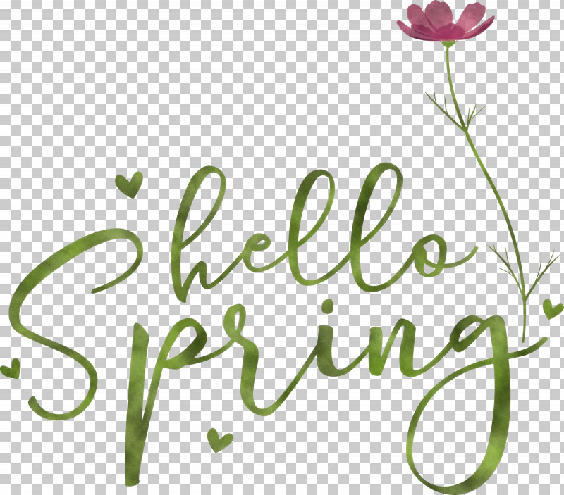 Hello Spring Spring PNG, Clipart, Calligraphy, Cut Flowers, Floral Design, Flower, Hello Spring Free PNG Download