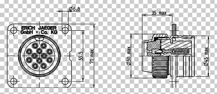 Technical Drawing Wiring Diagram Electrical Connector PNG, Clipart, Angle, Auto Part, Black And White, Circuit Component, Diagram Free PNG Download
