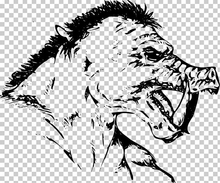 Lion Goblin Orc Public Domain PNG, Clipart, Animals, Art, Artwork, Big Cats, Black And White Free PNG Download