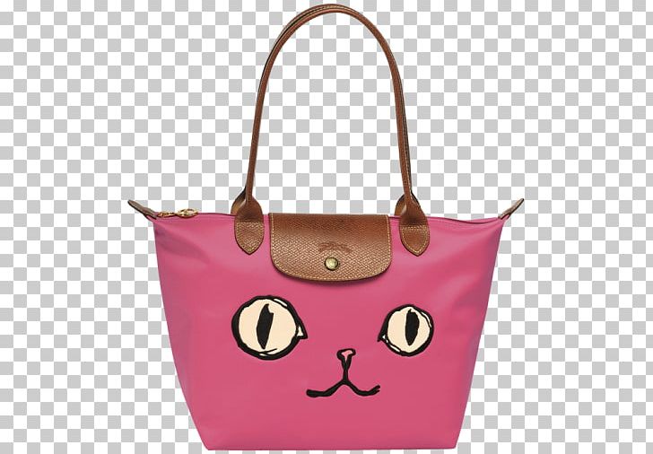 Longchamp Le Pliage Miaou Large Nylon Shoulder Tote Handbag Tote Bag PNG, Clipart,  Free PNG Download