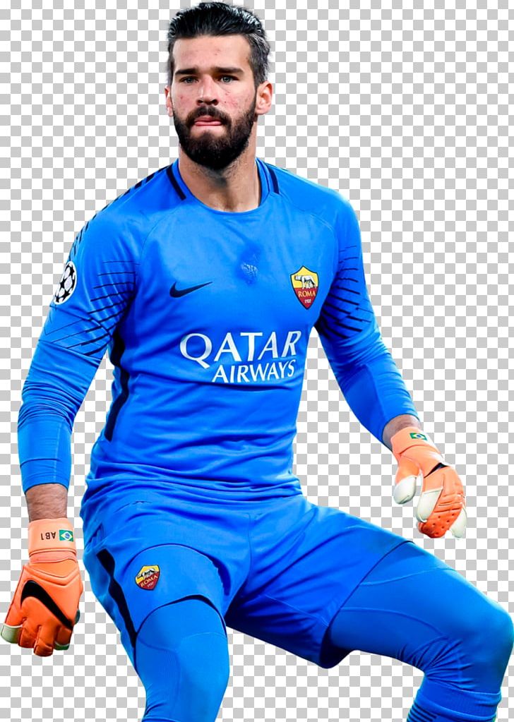 Alisson Becker Liverpool F.C. Brazil Football Goalkeeper PNG, Clipart, 2014 Fifa World Cup, 2018, As Roma, Blue, Brazil Free PNG Download