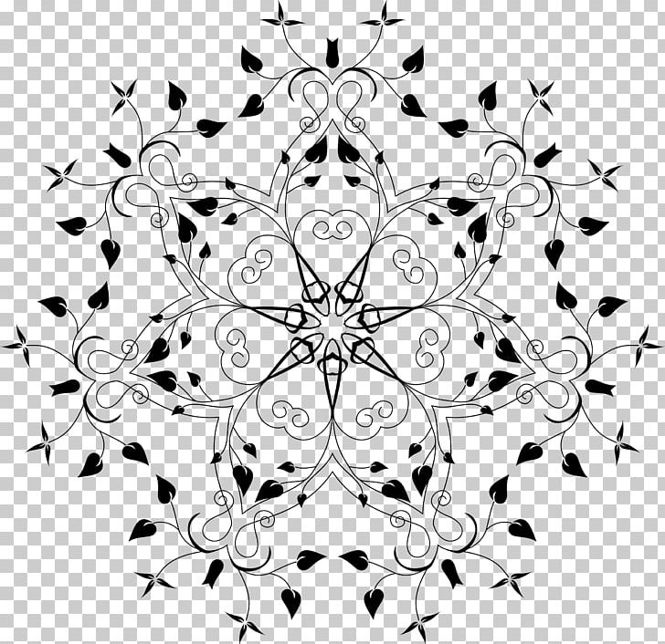 Confessions Of A Pillow Princess Symmetry White Leaf Pattern PNG, Clipart, Area, Black, Black And White, Branch, Circle Free PNG Download