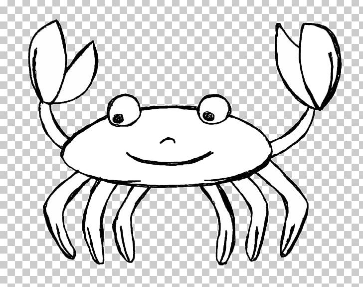 Crab Cartoon Black And White PNG, Clipart, Animals, Area, Artwork, Black And White, Cartoon Free PNG Download