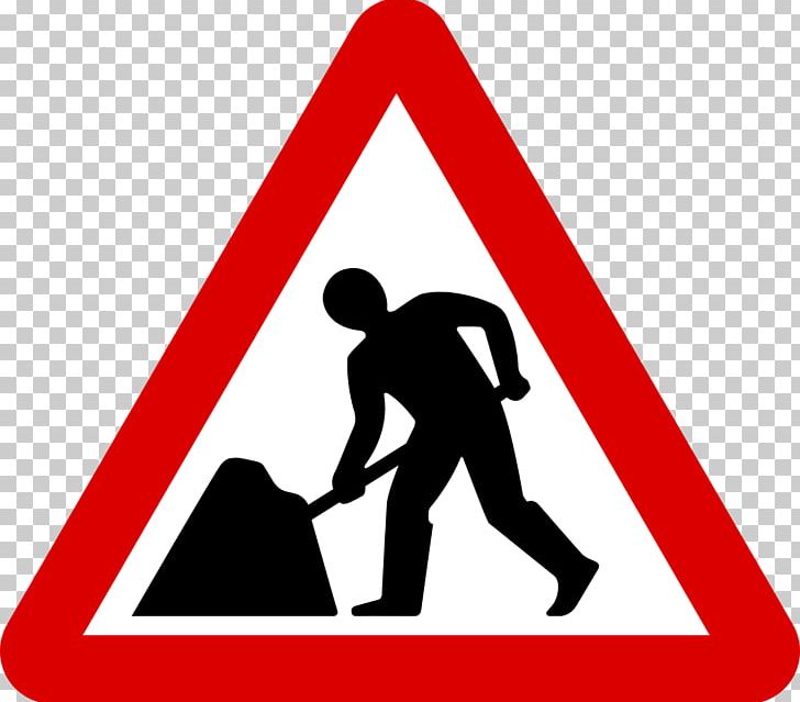 Traffic Sign Men At Work Roadworks PNG, Clipart, Angle, Area, Brand, Computer Icons, Highway Free PNG Download