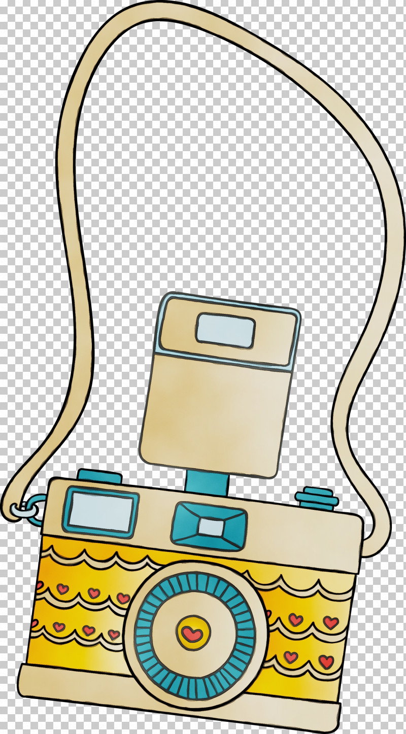 Yellow Line Area Meter PNG, Clipart, Area, Cartoon Camera, Line, Meter, Paint Free PNG Download