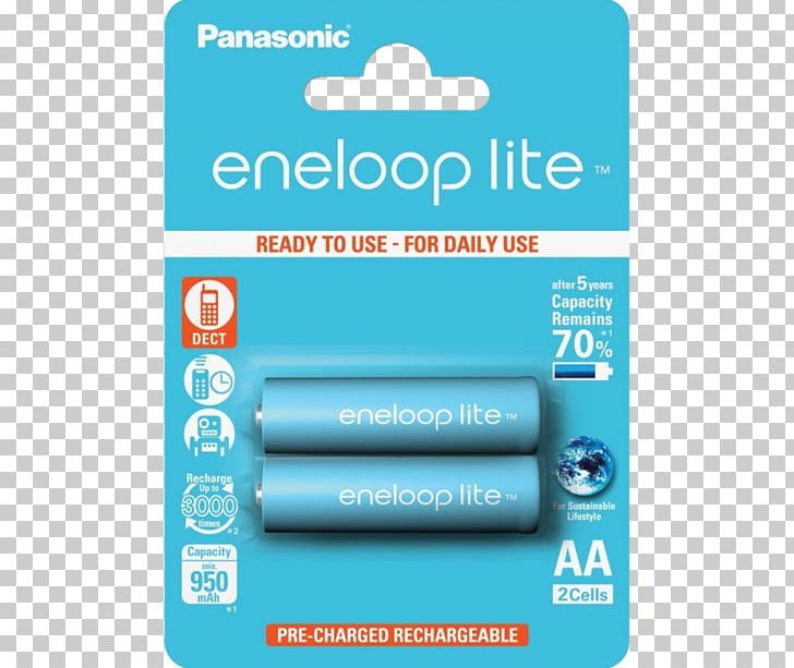 Eneloop AAA Battery Rechargeable Battery Nickel–metal Hydride Battery PNG, Clipart, Aaa Battery, Aa Battery, Alkaline Battery, Ampere Hour, Aqua Free PNG Download