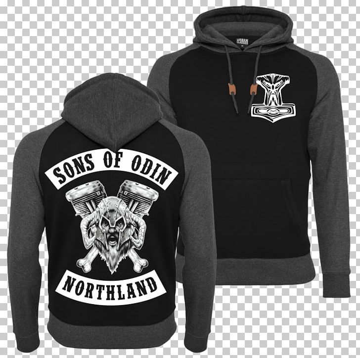 Sons Of Odin Asgard Valhalla Hoodie PNG, Clipart, Asgard, Baldr, Black, Bluza, Brand Free PNG Download