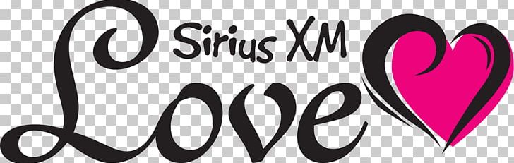 Sirius XM Holdings Sirius XM Love Logo XM Satellite Radio PNG, Clipart, Area, Brand, Calligraphy, Emotion, Heart Free PNG Download