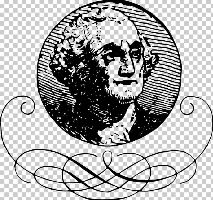 Attempted Theft Of George Washington's Head PNG, Clipart, Artwork, Black And White, Cartoon, Circle, Fictional Character Free PNG Download