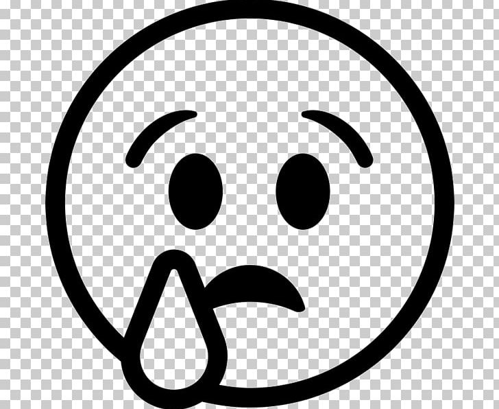 Emoticon Face With Tears Of Joy Emoji Smiley Crying PNG, Clipart, Area, Black, Black And White, Circle, Computer Icons Free PNG Download