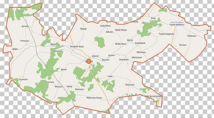 Czerwin Ostrołęka Voivodeship Map Municipality Ecoregion PNG, Clipart, Area, Ecoregion, Encyclopedia, Land Lot, Map Free PNG Download