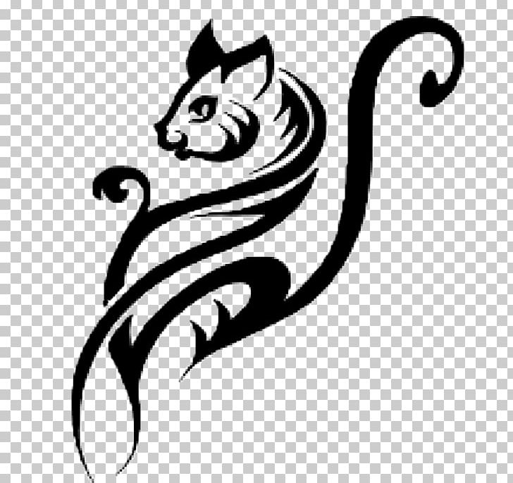 Cat Tattoo Stencil Symbol PNG, Clipart, Animals, Big Cats, Black And White, Black Cat, Carnivoran Free PNG Download