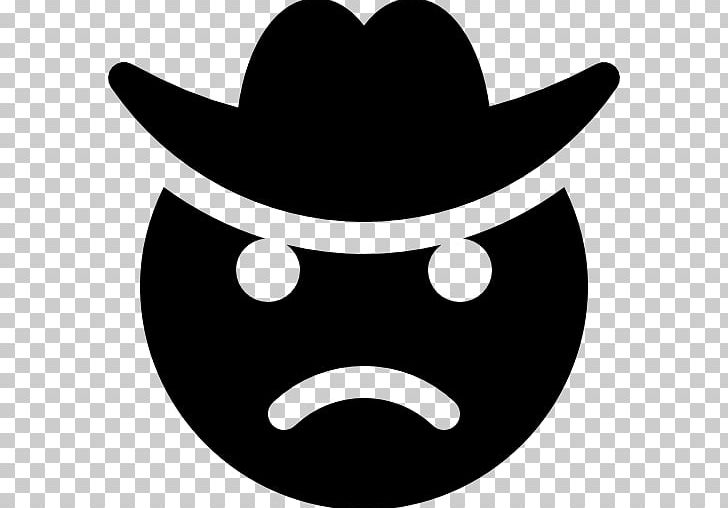 Cowboy Hat Computer Icons Emoticon PNG, Clipart, Black, Black And White, Computer Icons, Cowboy, Cowboy Hat Free PNG Download