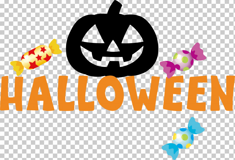 Happy Halloween PNG, Clipart, Happy Halloween, Logo, M, Text, Yellow Free PNG Download