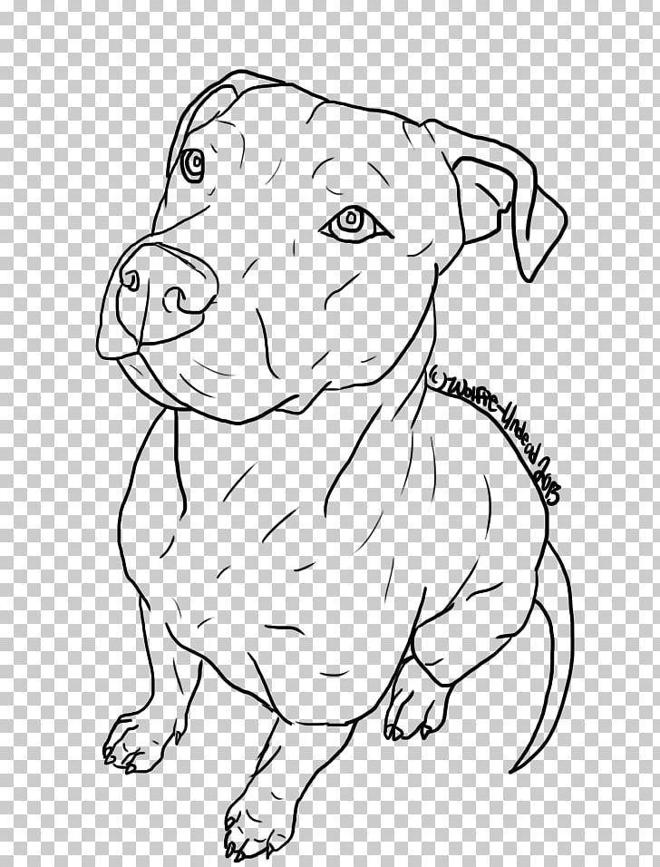 pitbull puppy drawing