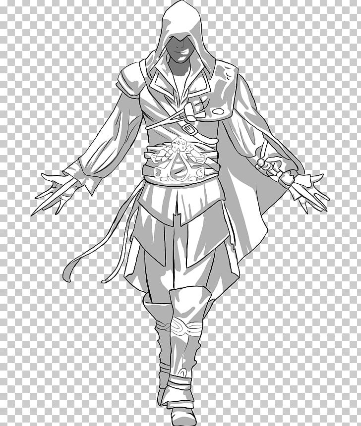 Ezio Auditore Drawing Assassin's Creed II Line Art Sketch PNG, Clipart,  Free PNG Download