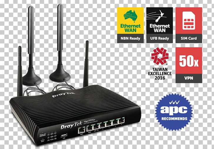 Router DrayTek Virtual Private Network Wide Area Network LTE PNG, Clipart, Broadband, Computer Network, Draytek, Electronics, Electronics Accessory Free PNG Download