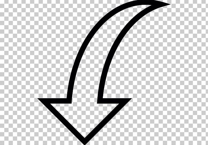 Arrow Computer Icons Symbol Curve PNG, Clipart, Angle, Area, Arrow, Black, Black And White Free PNG Download