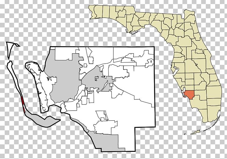 Fort Myers Beach Pineland Estero Sanibel San Carlos Park PNG, Clipart, Angle, Anhinga, Area, Diagram, Estero Free PNG Download