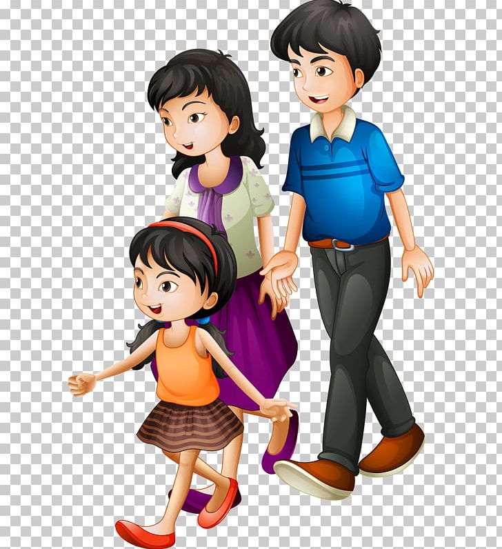 Family PNG, Clipart, Art, Black Hair, Cartoon, Child, Drawing Free PNG Download