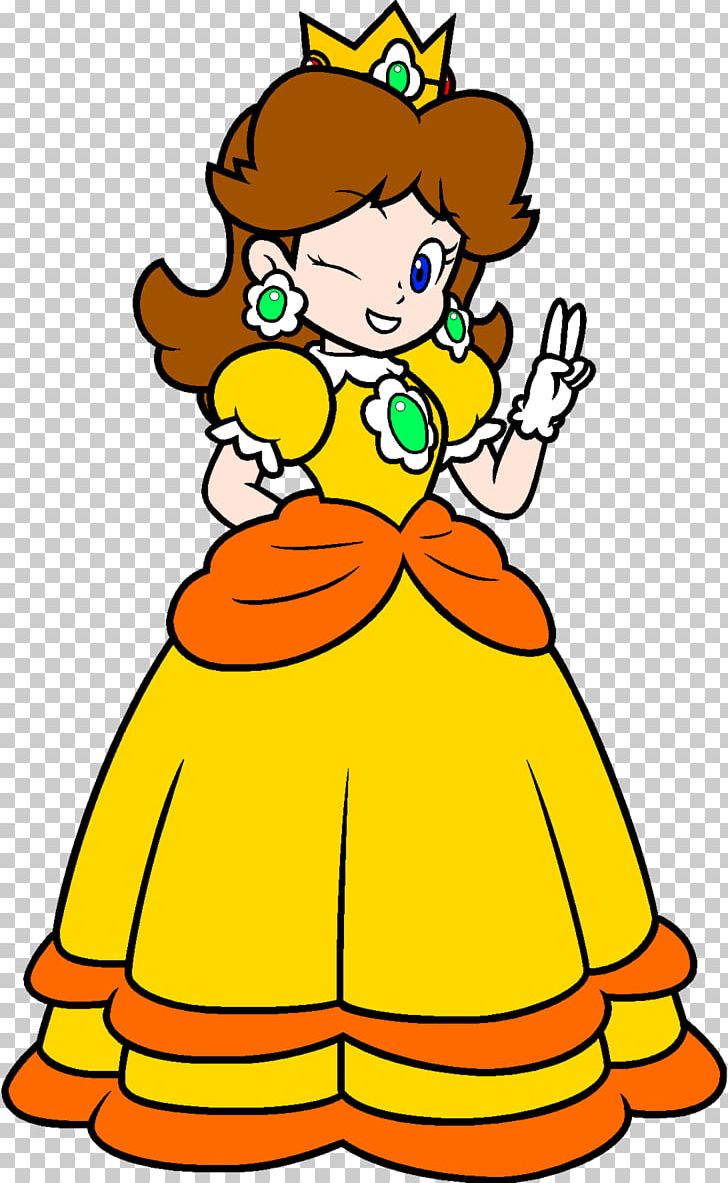 Princess Daisy Princess Peach Super Mario Land Mario Bros. Rosalina PNG, Clipart, Area, Art, Artwork, Child, Drawing Free PNG Download