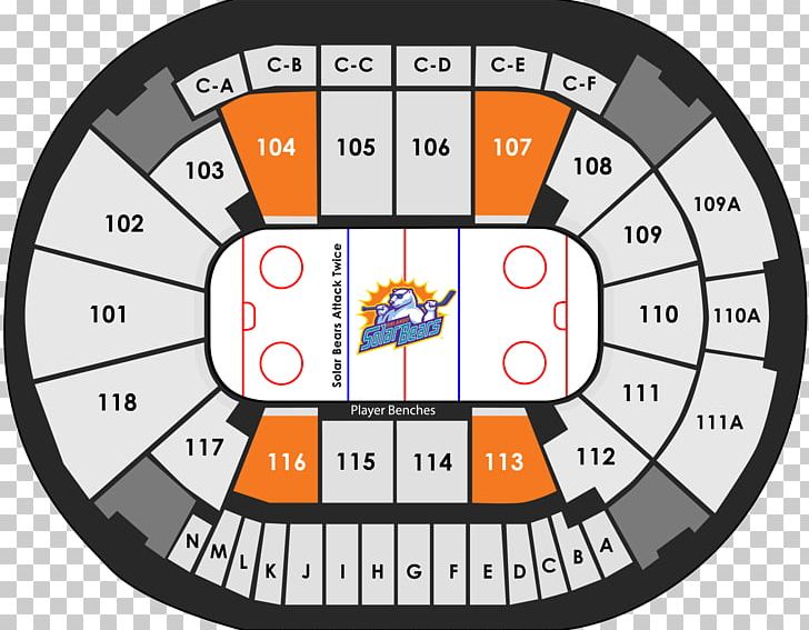 Amway Center Orlando Solar Bears ECHL Florida Everblades Ticket PNG, Clipart, Amway Center, Area, Circle, Club Seating, Echl Free PNG Download