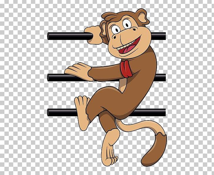 Monkey Cartoon Illustration PNG, Clipart, Activities, Animal, Arm, Big Cats, Body Free PNG Download