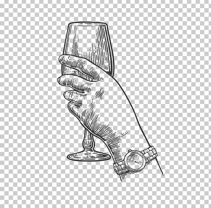 Champagne Wine Vintage PNG, Clipart, Arm, Art, Beer Glass, Black And White, Bottle Free PNG Download