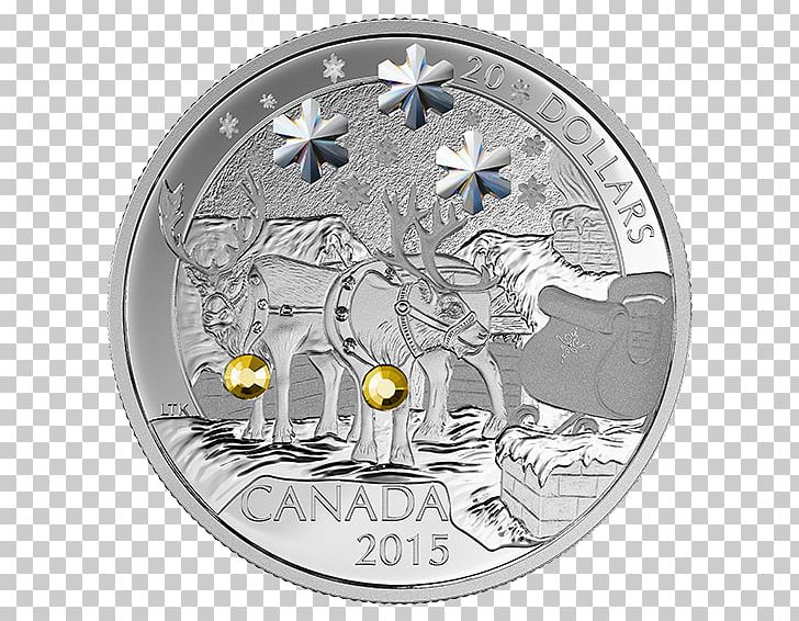 Silver Coin Reindeer Canada Silver Coin PNG, Clipart,  Free PNG Download