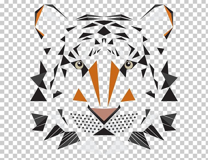 Tiger Geometry Animal Geometric Shape PNG, Clipart, Animal, Animals, Art, Climbing Tiger, Creative Free PNG Download