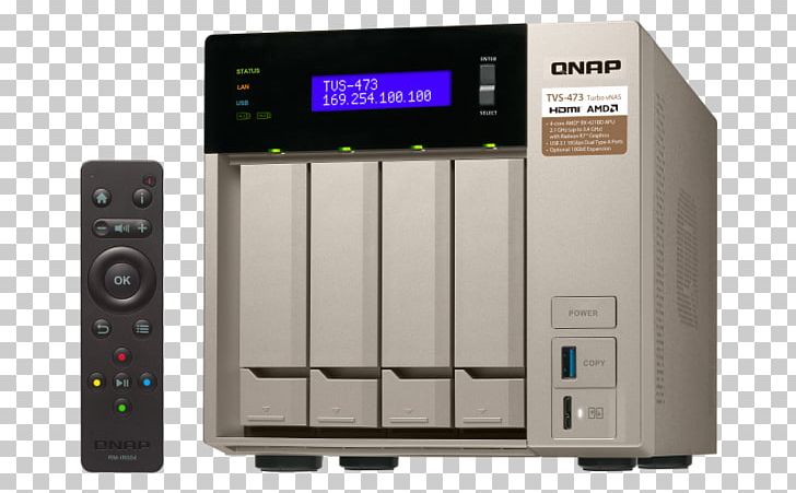 QNAP TVS-473 4-Bay Diskless NAS Server PNG, Clipart, Accelerated Processing Unit, Central Processing Unit, Data Storage, Electronic Device, Electronics Free PNG Download