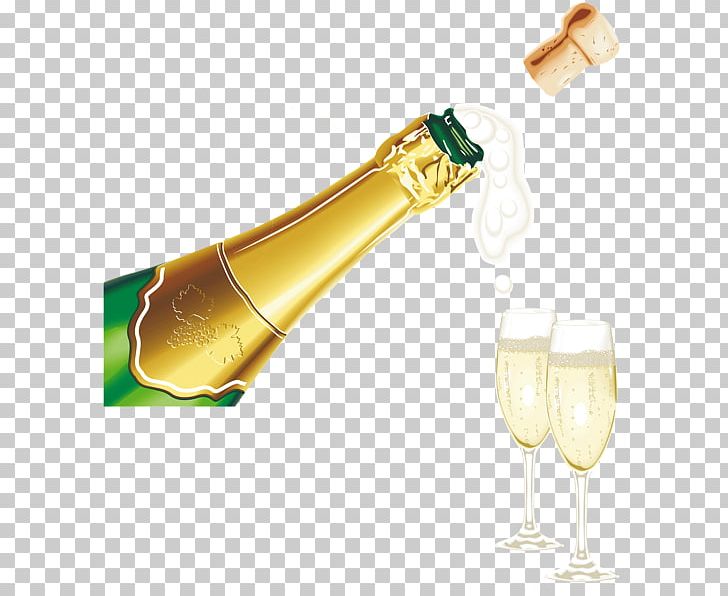 Champagne Cocktail Wine New Year PNG, Clipart, Beer, Beer Bottle, Beer Glass, Beers, Bottle Free PNG Download