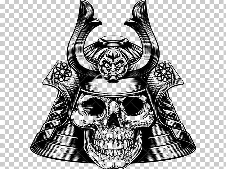 Samurai Mask Stock Photography PNG, Clipart, Black And White, Bone, Drawing, Fantasy, Japanese Armour Free PNG Download