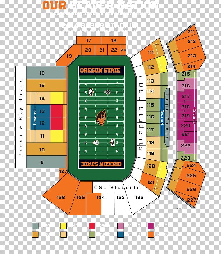 Reser Stadium Oregon State Beavers Football Ohio Stadium Seating Chart PNG, Clipart, Aircraft Seat Map, Area, Arena, Diagram, Games Free PNG Download