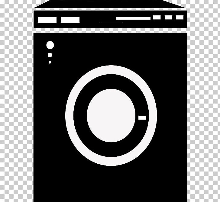 Washing Machines Computer Icons PNG, Clipart, Area, Black, Black And White, Brand, Circle Free PNG Download