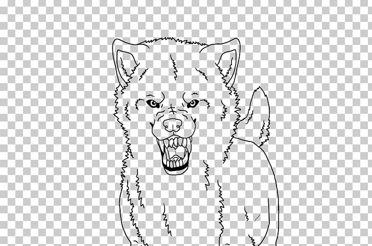 Whiskers Wolf Cat Snarl Sketch PNG, Clipart,  Free PNG Download