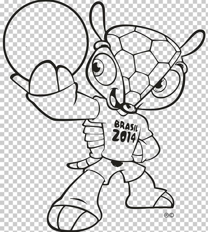 2018 World Cup 2014 FIFA World Cup World Cup Colouring Coloring Book Fuleco PNG, Clipart,  Free PNG Download