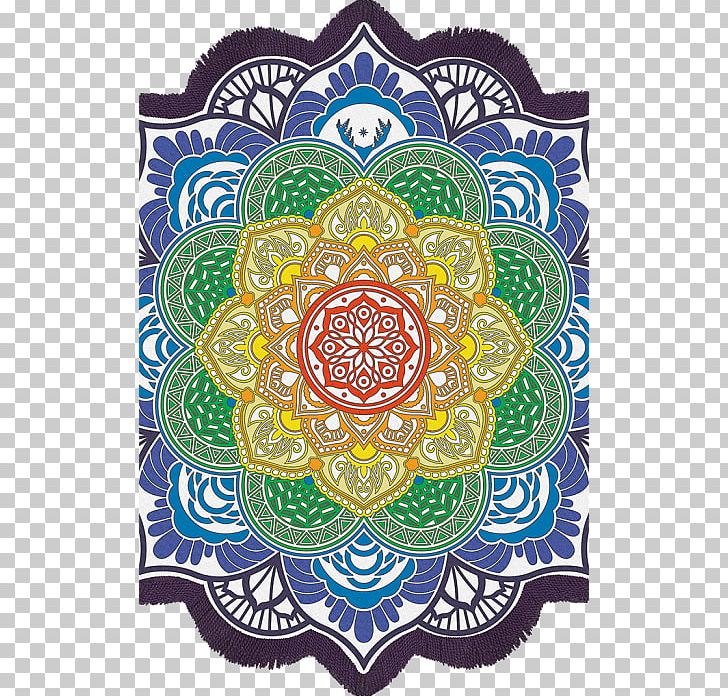 Mandala Towel Hinduism Buddhism Blanket PNG, Clipart, Art, Beach, Blanket, Bohemianism, Buddhism Free PNG Download