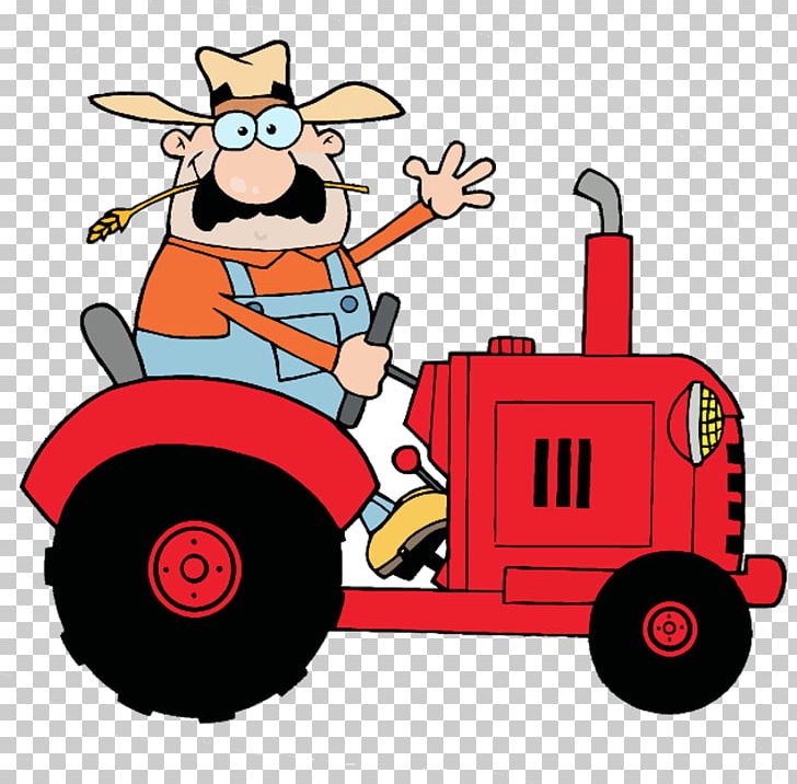 Farmer Tractor Agriculture PNG, Clipart, Agriculture, Artwork, Automotive Design, Car, Cartoon Free PNG Download