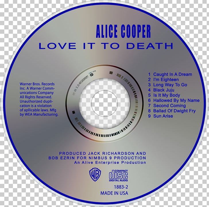 Compact Disc Love It To Death Disk Storage PNG, Clipart, Alice Cooper, Circle, Compact Disc, Data Storage Device, Disk Storage Free PNG Download
