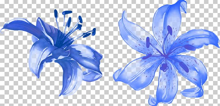 Flower Render Lilium Blue PNG, Clipart, Bellflower Family, Blue, Blue Abstract, Blue Background, Blue Border Free PNG Download