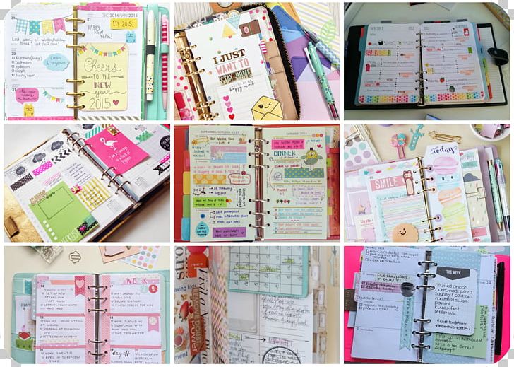Paper Notebook Diary Filofax Exercise Book PNG, Clipart, Anna S, Birthday, Calendar, Collage, Diary Free PNG Download