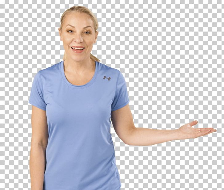 T-shirt Thumb Sleeve Shoulder Sportswear PNG, Clipart, Abdomen, Arm, Balance, Blue, Clothing Free PNG Download