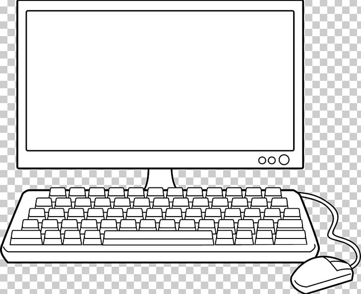 Laptop Desktop Computers Black And White PNG, Clipart, Area, Black, Computer, Computer Icons, Computer Keyboard Free PNG Download