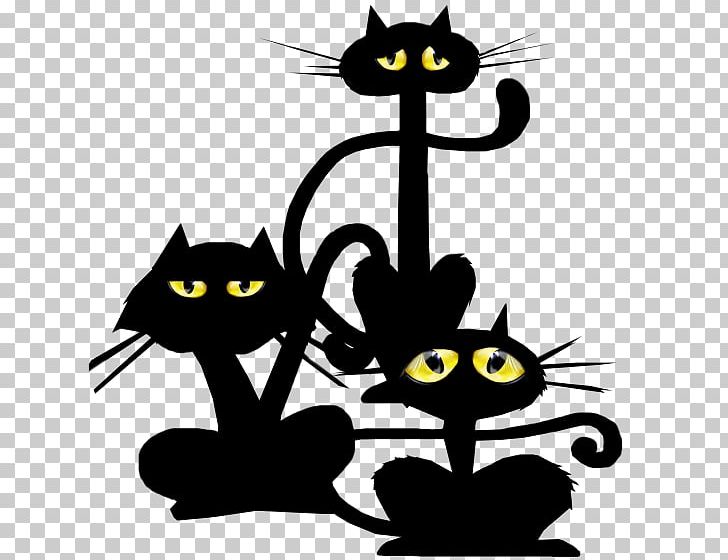 Whiskers Black Cat American Bobtail Kitten PNG, Clipart, American Bobtail, Animals, Artwork, Black, Black And White Free PNG Download