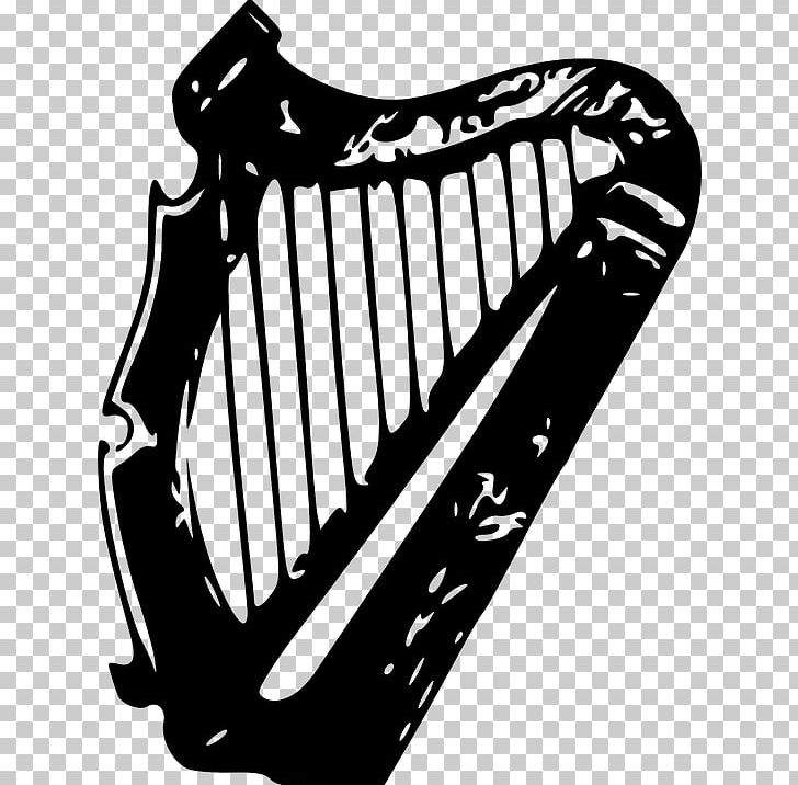 Celtic Harp PNG, Clipart, Black And White, Celtic Harp, Drawing, Harp, Line Free PNG Download