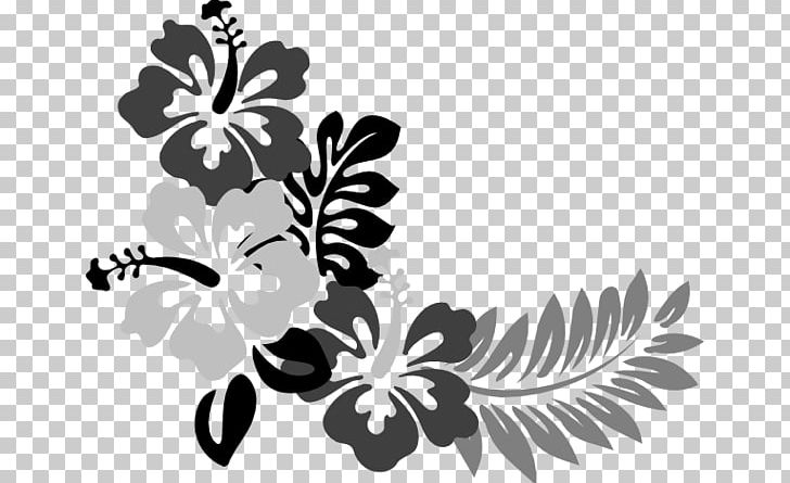 Hawaiian Hibiscus Computer Icons PNG, Clipart, Black, Black And White, Blog, Branch, Butterfly Free PNG Download